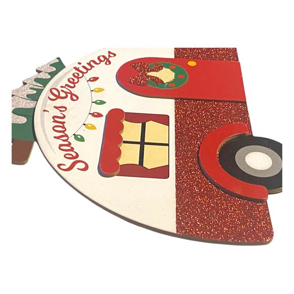 Season’s Greetings Christmas Camper Decor | Holiday Camper Sign | Retro RV Decor - Picture 2 of 5